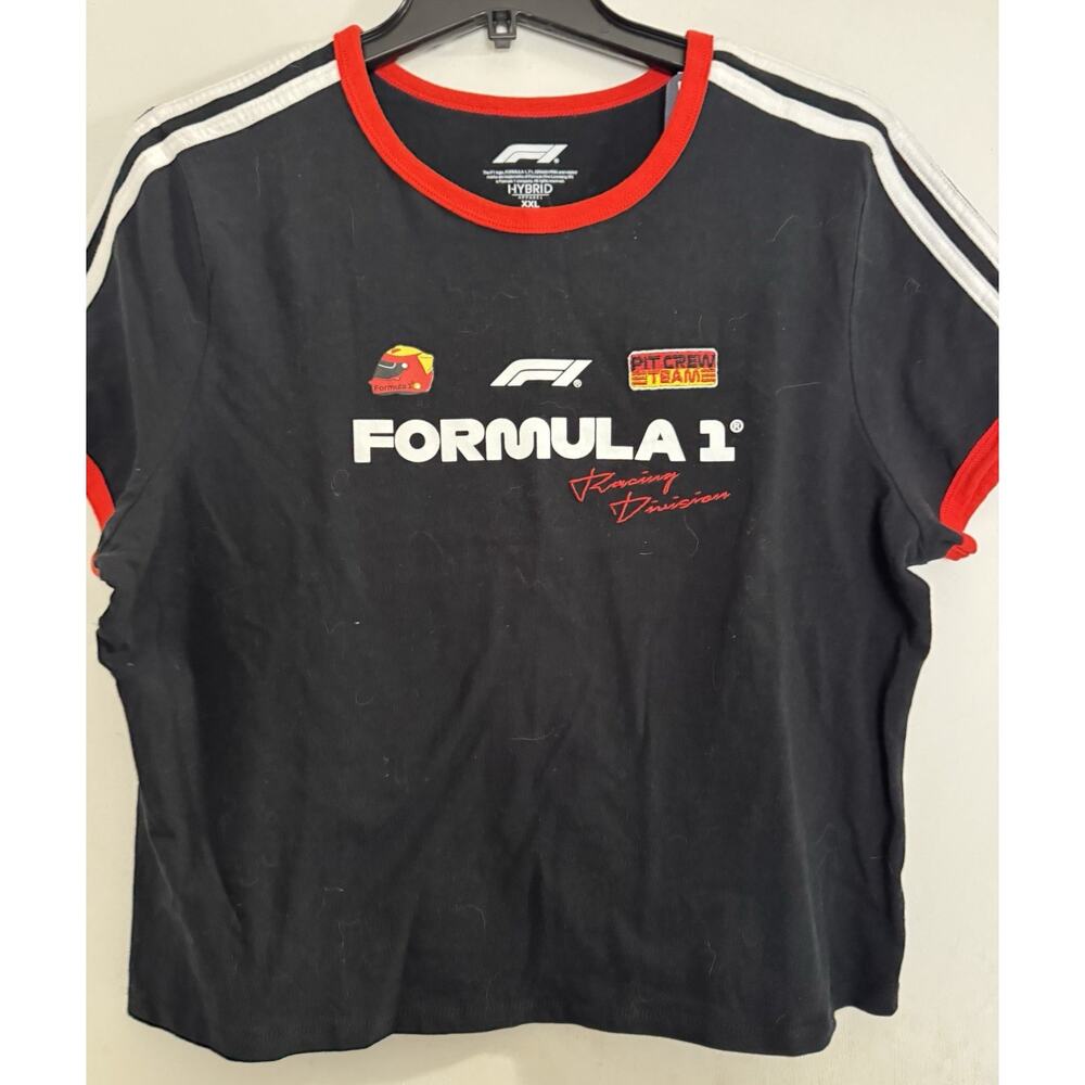 Formula 1 Women’s Short Sleeve Graphic Pit Crew Team T-shirt Embroidered Patch L